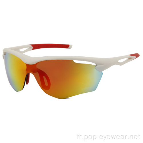 Cyclisme Moto Ski Péniche Lunettes de soleil demi-monture